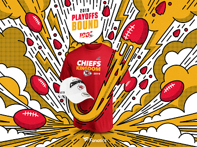 2019 NFL Playoffs (Divisional Round) 49ers ad chiefs design explosion fanatics football illustration nfl packers playoffs ravens seahawks sports texans titans vector vikings