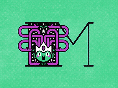 M - Medusa 36 days of type 36daysoftype alphabet custom type design graphic design illustration letter lettering m medusa minimal mythical snake type typography vector