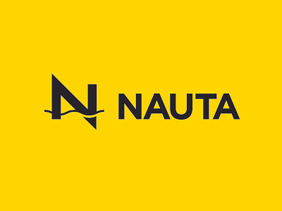 Nauta branding logo yellow