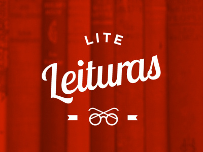 Lite Leituras brand literature logo type