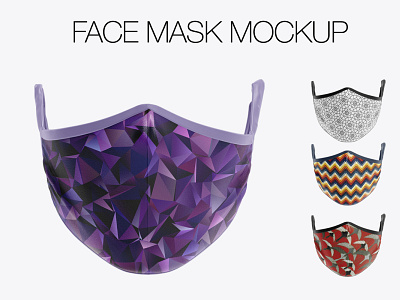 Face Mask PSD Mockup safety