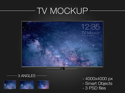 TV PSD Mockup