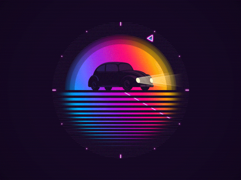 Free Outrun - Watch Face
