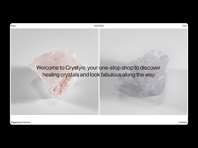 Crystyle template typography web web design website