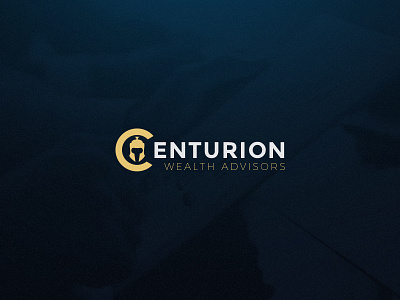 Centurion Wealth Advisors // Logo Design centurion helmet logo