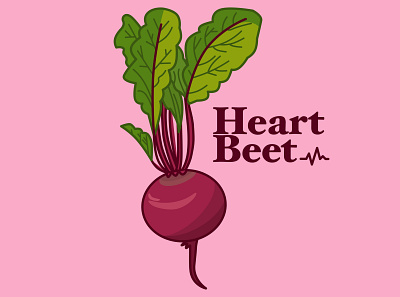 Beetroot beet beetroot branding cute design food graphic design illustration logo ui vector