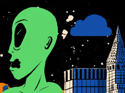 Aliens Bro aliens illustration kevin whipple