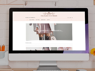 Feminine WordPress Blog Theme