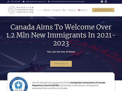 Website for Immigration Agencies - Magellan Immigration