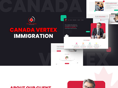 Canada Vertex - Website for Immigration Advisors and Consultants design graphic graphic design icon illustration immigration logo php typography ui ux web web design web development website website design website development wordpress wordpress development worpress website