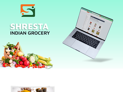 Shresta Indian Grocery - Website for Grocery Stores design ecommerce ecommerce development graphic graphic design icon illustration logo online store php typography ui ux web web design web development website website design website development wordpress