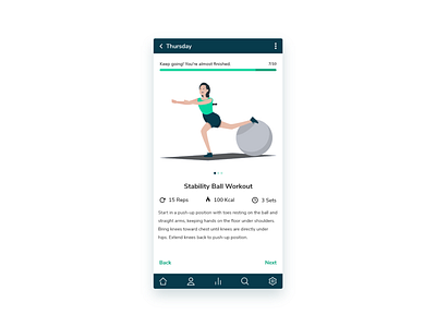 Daily UI 41 - Workout