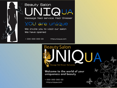 Beauty salon banner design graphic design illustration logo typography ui ux