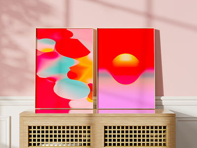 Abstract Gradient Posters 3d abstract art artist artwork color blend colorful design digital art digital illustration gradient texture grainy texture graphic design illustration illustrator painting photoshop poster poster desig posters wall gallery