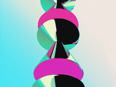 Totem - Digital Artwork abstract art album cover artist artwork branding color blend design gradients illustration packaging ui