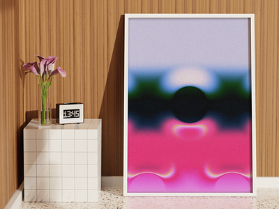 Poster Design - Wormhole 3d abstract art artwork branding color blend colorful cover art design illustration wall art