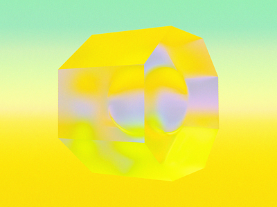 Digital Artwork "Octagon" abstract art album cover art direction artwork branding brnding color blend colorful cover artwork design digital artwork digital painting geometry glass gradients illustration illustrator octagon symetry yellow