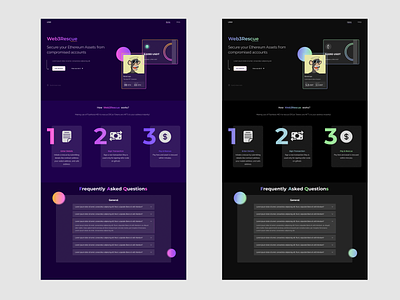 Web3 Design design landingpage ui web3