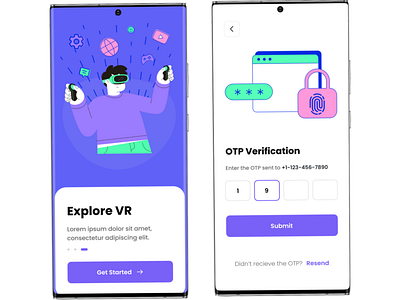 VR Onboarding Page