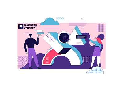 Business concept illustration