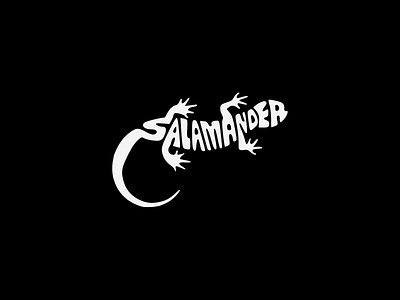 Salamander Word Art app art brand branding design digital graphic idea illustration logo salamander typography ui ux vector word