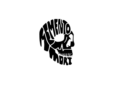 Memento Mori Word Art app art brand branding death design die digital graphic idea illustration logo memento mori remember time ui ux vector word