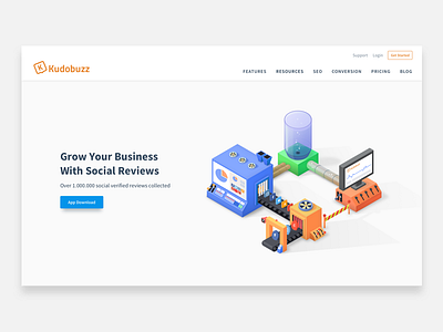 Kudobuzz Homepage Concept