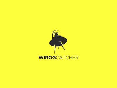 Wirog Catcher catcher flat funny logo ufo yellow