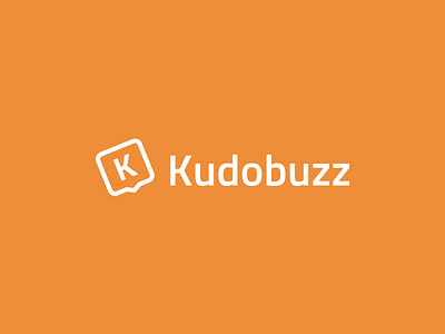 Kudobuzz Logo kudobuzz logo orange simple