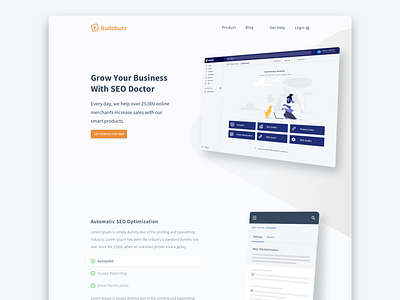 Kudobuz Seodoctor Page Concept