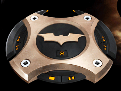 Batman Player 3d icon photoshop player ui