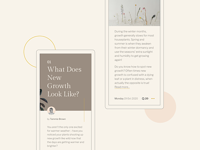 Frontloops #7 Mobile article article design layout