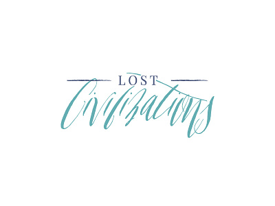 Lost Civilizations logo colored blog logo script studies