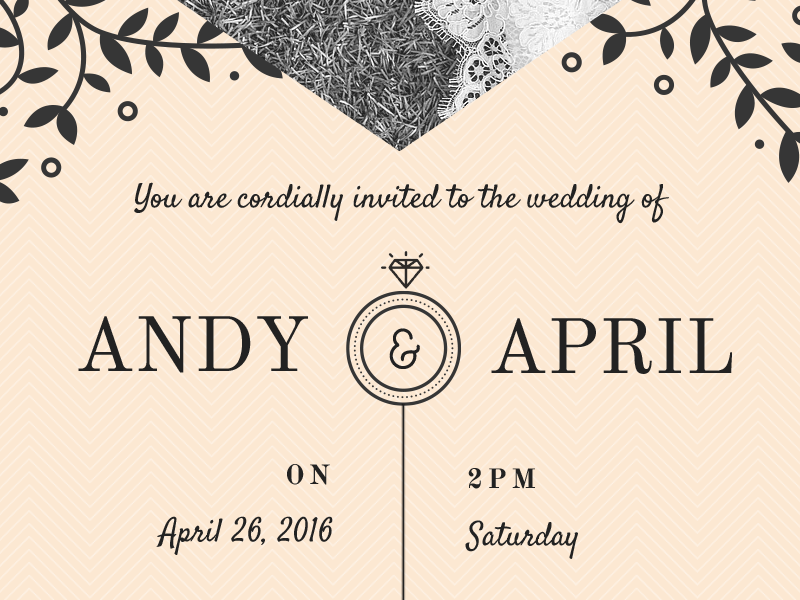 Greeting card detail