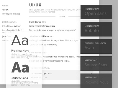 Web Typography font combinations fonts style guide type typography
