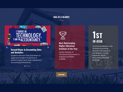 School of Accountancy at a Glance facts infographic slider smu soa