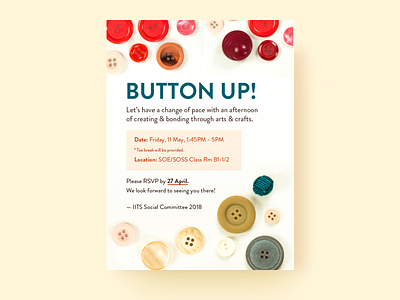 Button Up invitation mailer