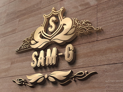 Sam-G 3D LOGO 3d branding graphic design logo