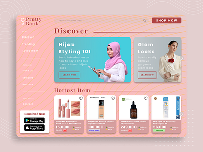 Simple Beauty-commerce Web Exploration