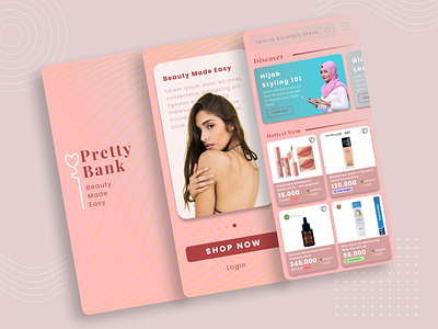 Simple Beauty-commerce Responsive Exploration beauty branding design ecommerce girl make up woman
