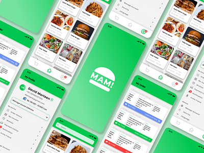 Food App Prototype Exploration app branding delivery food logo ui