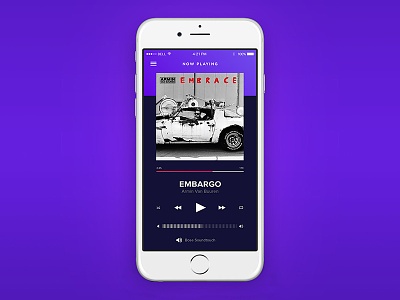 Music Player UI app apple daily ui ios iphone mobile music spotify ui