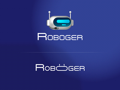 Roboger Logo branding design illustration logo