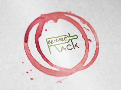 Wine Rack logo logodesign rack wine