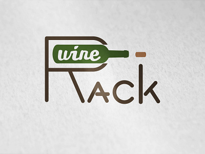 Wine Rack 2 logo logodesign logos logotype rack wine