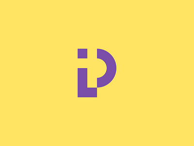 P + Smile brand letter p logo monogram p monogram pinus symbol