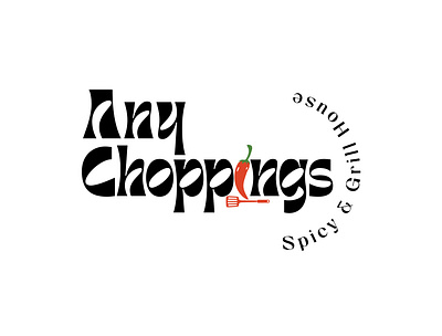 Any choppings branding design food graphic design logo