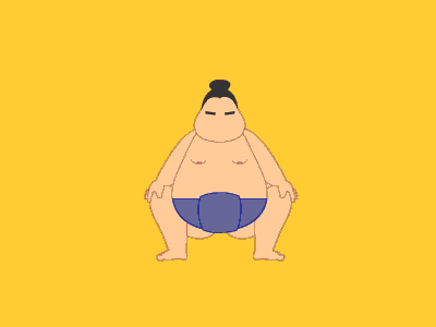Sumo3 animated animation first flash gif shot sumo vector