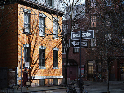 Corner at 38 Commerce St., New York