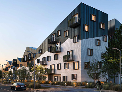 Swiss Residential Estate 3d 3drendering 3dsmax 3dvisualization architecturalvisualization architecture archviz design